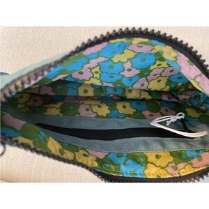 Baggu Deadstock Teal Combo small crescent
